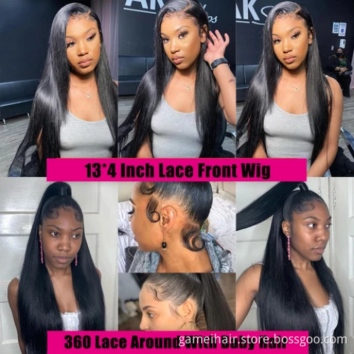 Unprocessed 100% Human Hair Full Lace Wig.Glueless Full Lace Brazilian Human Hair Wig.Natural Human Hair Wig For Black Women